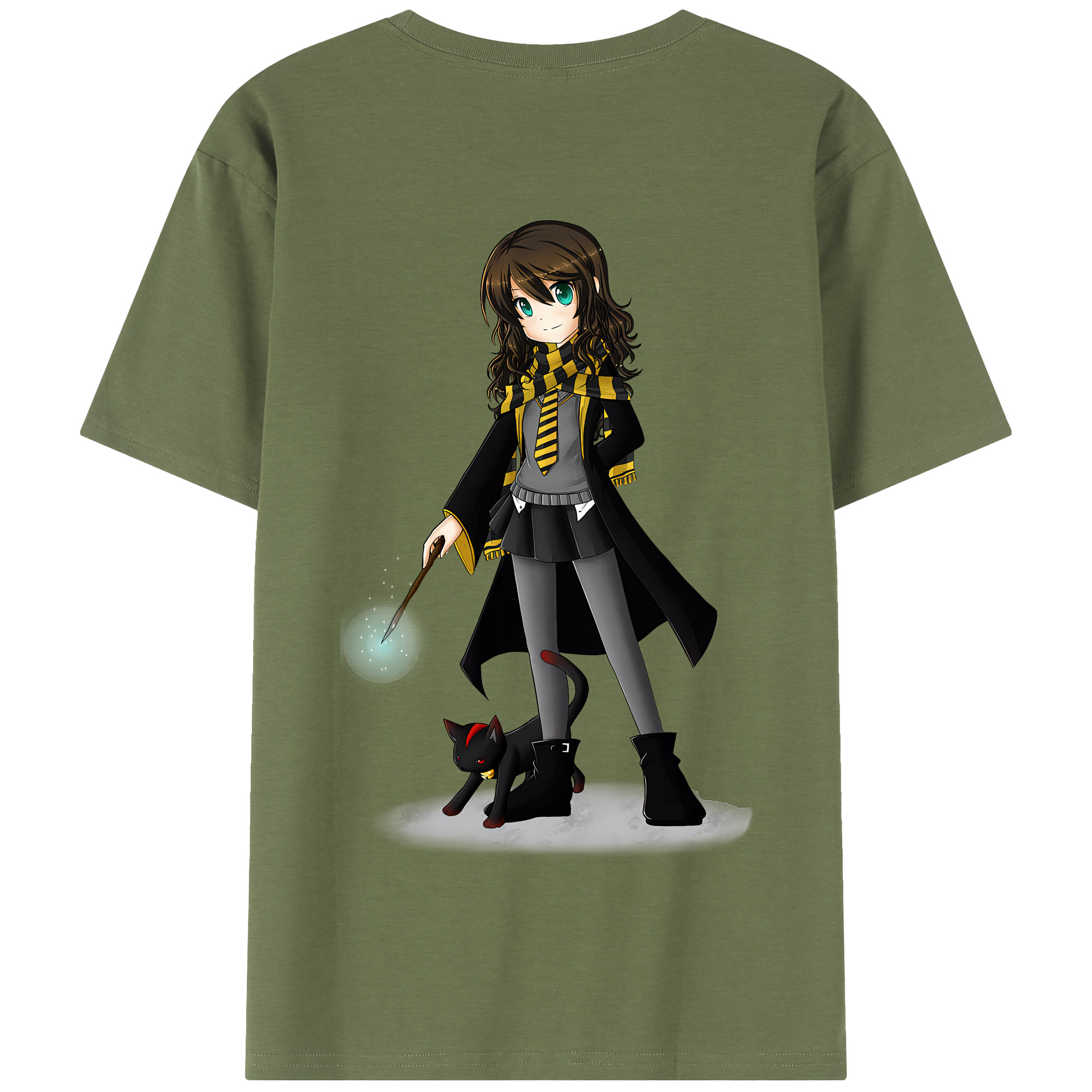 （画像用） Harry Potter ハリー・ポッターシリーズ 綿100％半袖Tシャツ（背面プリント）